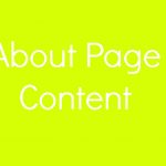 How to Write About Page Web Content