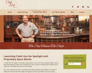 the official chef zieg website